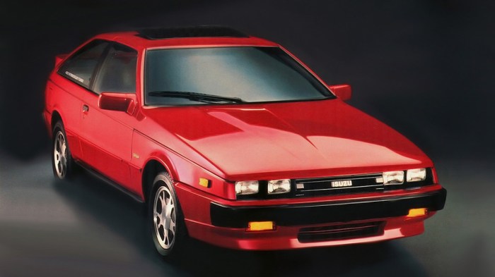 First-generation Isuzu Impulse, courtesy of Isuzu.