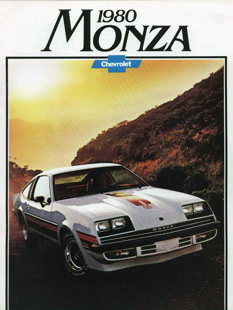 1980 Chevrolet Monza brochure cover