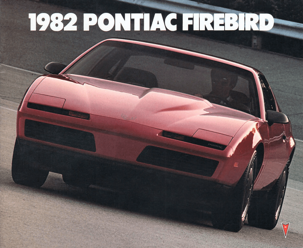 Cover of the 1982 Pontiac Firebird brochure
