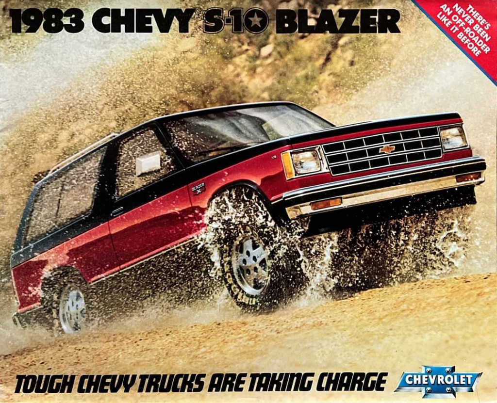Cover of the 1983 Chevrolet S-10 Blazer brochure