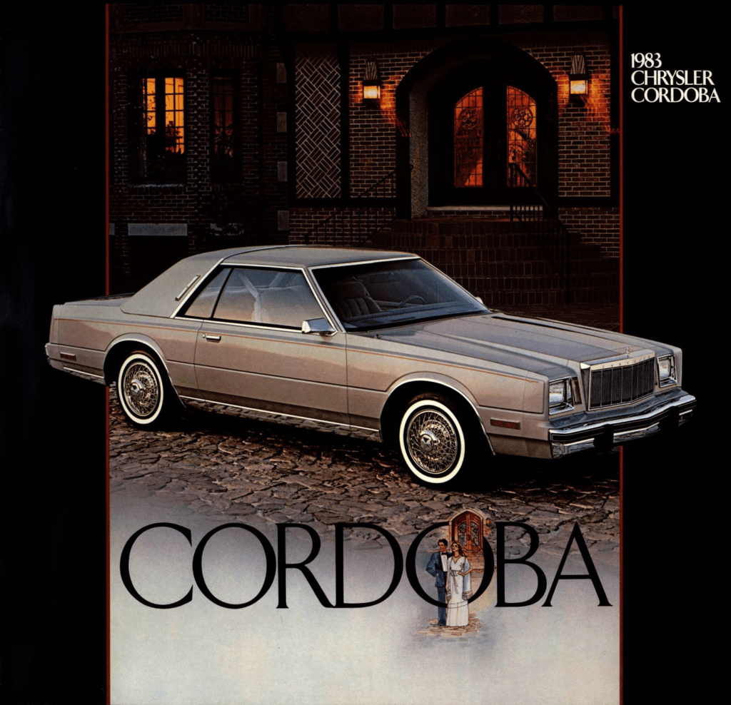 1983 Chrysler Cordoba brochure cover
