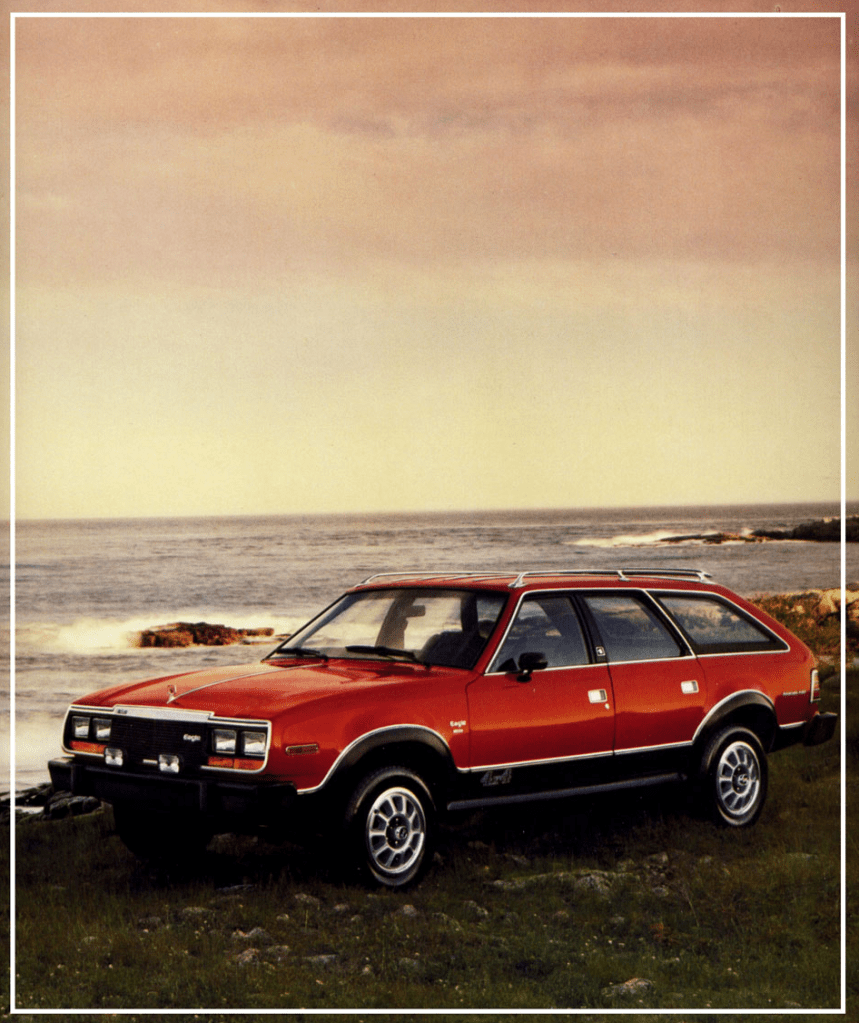 Station wagon page from the 1980 AMC Eagle brochure