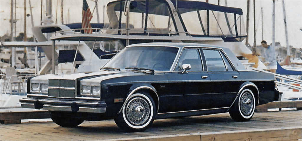 Diplomat SE photo from the 1989 Dodge brochure